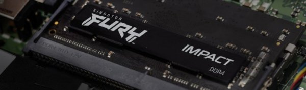 Kingston Pamięć DDR4 FURY Impact SODIMM  32GB(1*32GB)/3200 CL20