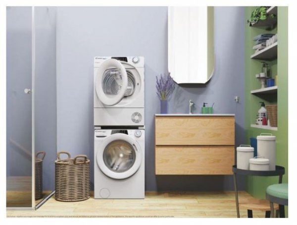 Candy Suszarka slim heat pump RO4H7A1TCEXS