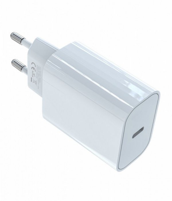 TB Ładowarka sieciowa USB C 20W Power Delivery biała