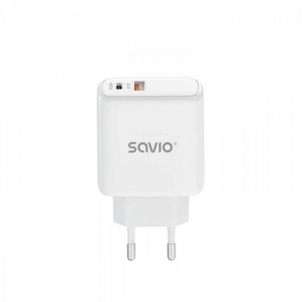 Savio Ładowarka sieciowa USB Quick Charge, Power Delivery 3.0, 30W, LA-06