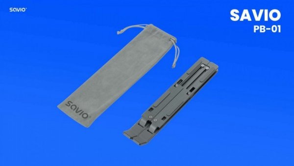 Savio Przenośna podstawka biurowa pod laptop/tablet PB-01