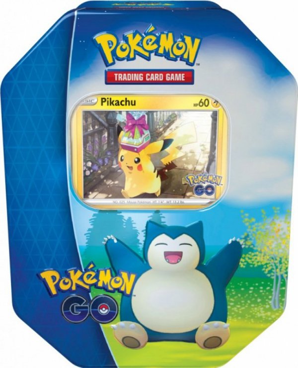 Pokemon TCG Karty Pokémon Go Tin Box Snorlax