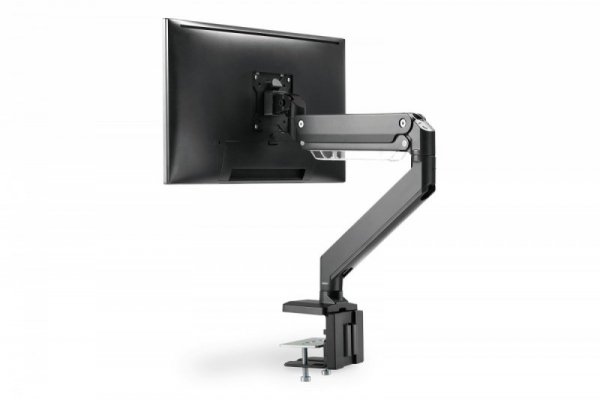 Digitus Ramię biurkowe pojedyncze z zaciskiem, 1xLCD, max. 35&quot;, max. obciążenie 15kg, ze sprężyną gazową