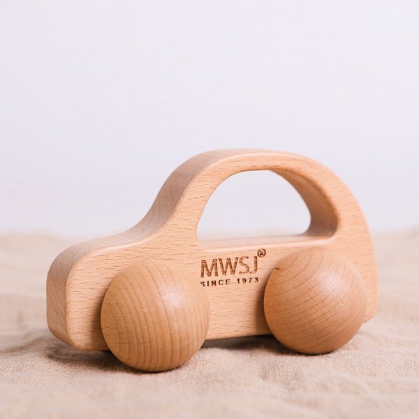 iWood Drewniany samochodzik do chwytania Sedan