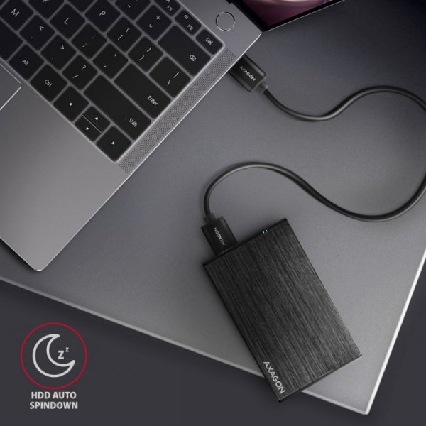 AXAGON EE25-XA6 Obudowa zewnętrzna aluminiowa, USB 3.2 GEN 1 SATA 6G 2,5&quot;