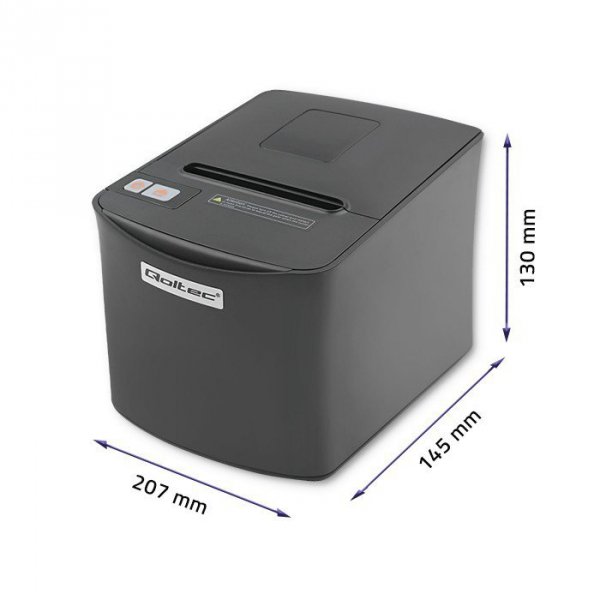 Qoltec Drukarka paragonowa | bonowa | termiczna | USB
