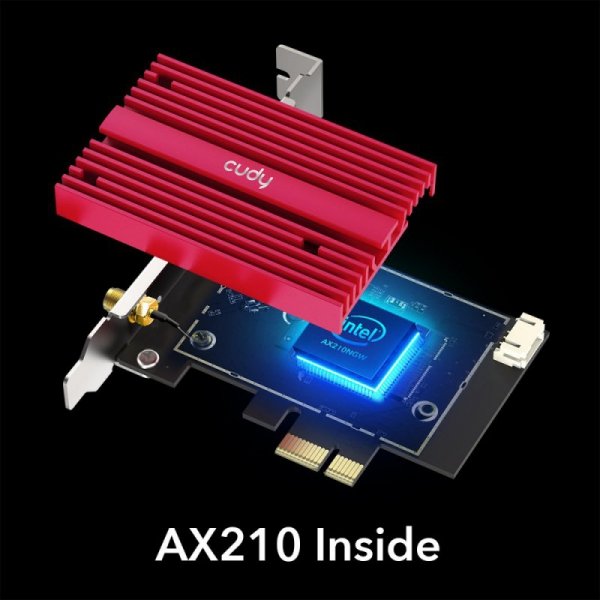 Cudy Karta sieciowa WE4000 WiFi AX5400 PCI-E