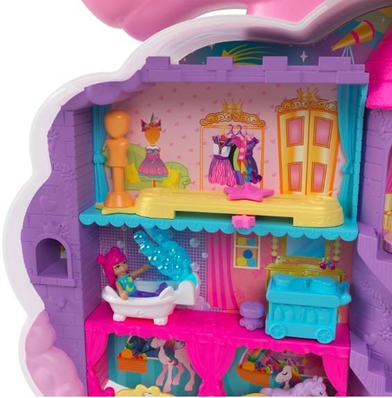 Mattel Zestaw figurek Polly Pocket Jednorożec salon piękności