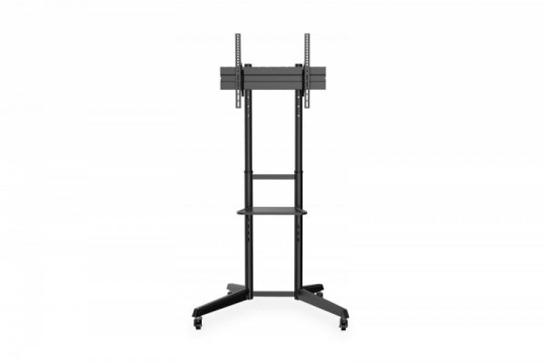 Digitus Stojak mobilny pojedynczy z półką 1xLCD max. 70&quot; max. 50kg, VESA max. 600x400