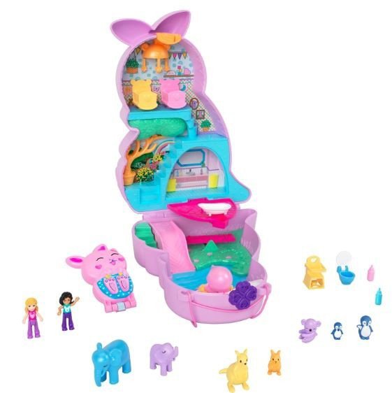 Mattel Zestaw torebka z figurkami Polly Pocket Kangurki