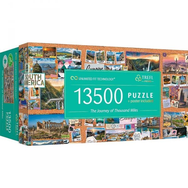 Trefl Puzzle 13500 elementów UFT Podróż tysiąca mil