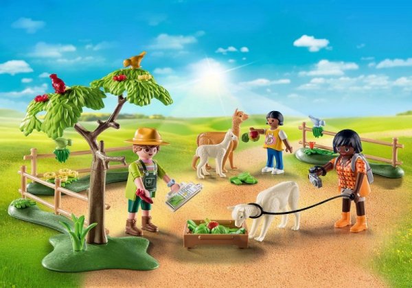 Playmobil Zestaw Country 71251 Wędrówka z alpakami
