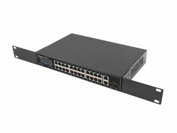 Lanberg Switch 24x1GB POE+ 2xGB 2xSFP rack 19&#039;&#039; gigabit ethernet 360W