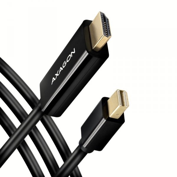AXAGON RVDM-HI14C2 Konwerter/kabel aktywny Mini DP &gt; HDMI 1.4 kabel 1.8m4K/30Hz