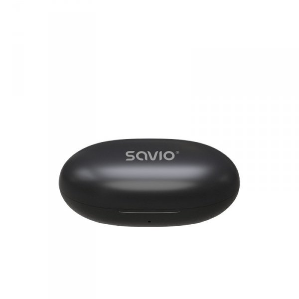 Savio Słuchawki  bezprzewodowe Bluetooth 5.3, IPX4, dotykowe sterowanie, TWS-10