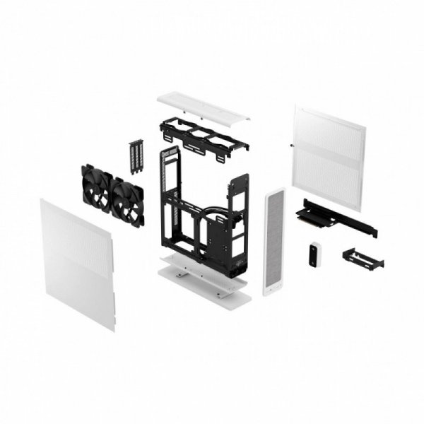 Fractal Design Obudowa Ridge White PCIE 4.0 mITX