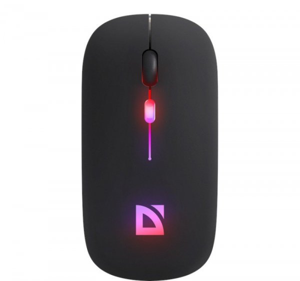 Defender Mysz bezprzewodowa silent click TOUCH MM-997 akumulator 800/1200/1600 DPI czarna