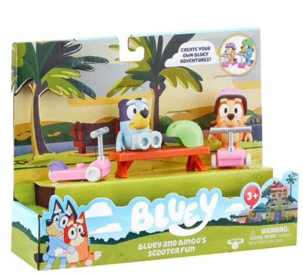 Tm Toys Bluey Zestaw Jazda na hulajnodze