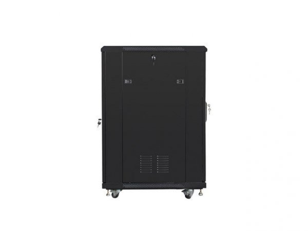 Lanberg Szafa stojąca 19 cali 22U 600x800 drzwi perforowane, czarna
