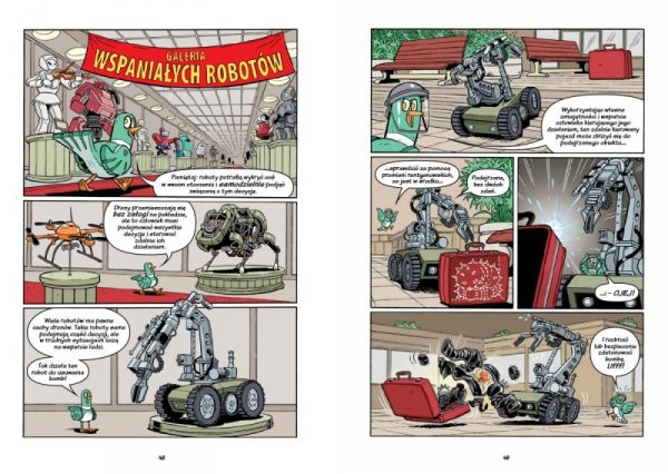 Nasza księgarnia Książeczka Roboty i drony - dawno temu, teraz i w przyszłości