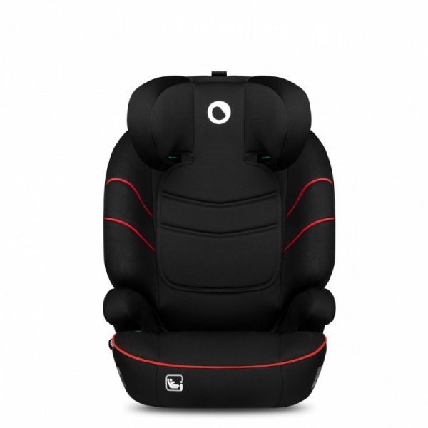 Lionelo Fotelik samochodowy Hugo I-Size Sporty Black Red 15-36 kg