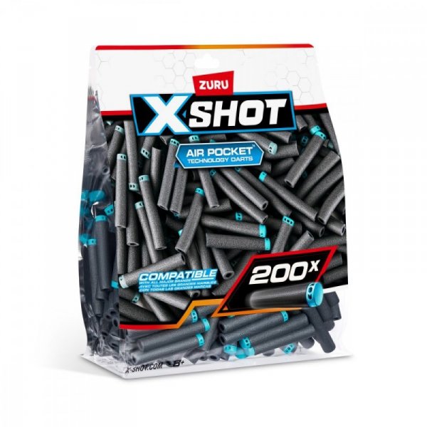 ZURU X-Shot Strzałki Excel 200 sztuk Foliopak