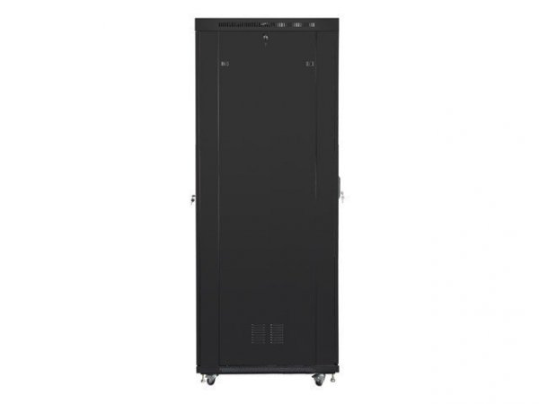 Lanberg Szafa stojąca Rack 19 cali 47U 800x1000mm, drzwi perforowane LCD (FLAT PACK) czarna
