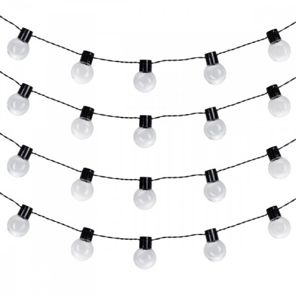 Maclean Girlanda solarna ogrodowa 2w1 LED MCE424 7m kule