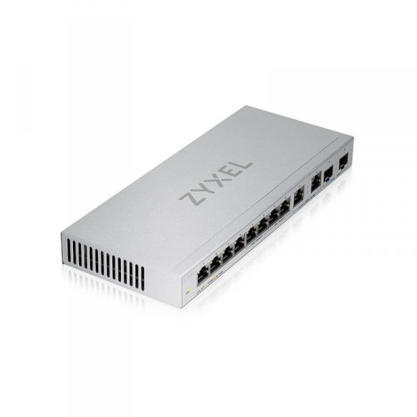 Zyxel Przełącznik 12-Port Gigabit Unmanaged Switch with 8-Port 1G +                        2-Port 2.5G + 2-Port SFP+ XGS1010-12-