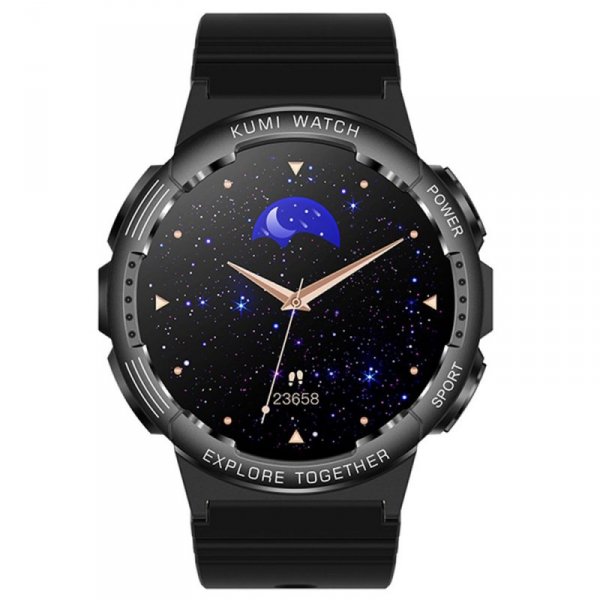Kumi Smartwatch K6 1.3 cala 300 mAh czarny
