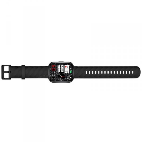 Kumi Smartwatch KU6 Meta 1.96 cala 260 mAh czarny