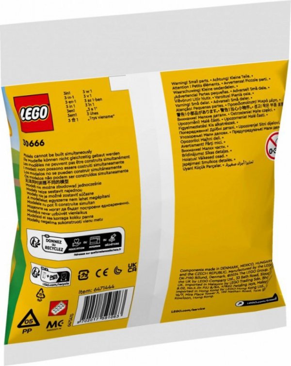 LEGO Klocki Creator 30666 Prezentowe zwierzęta 3 w 1