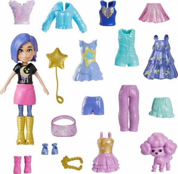 Mattel Figurka Polly Pocket Zestaw Modowy przebieranki HKV93