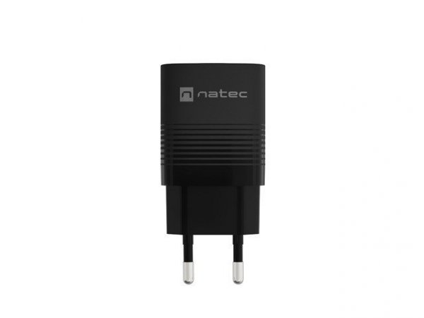Natec Ładowarka sieciowa Ribera GAN 1X USB-A + 1X USB-C 30W Czarna