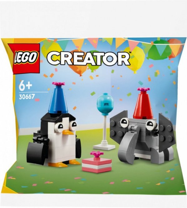 LEGO Klocki Creator 30667 Przyjęcie urodzinowe ze zwierzętami