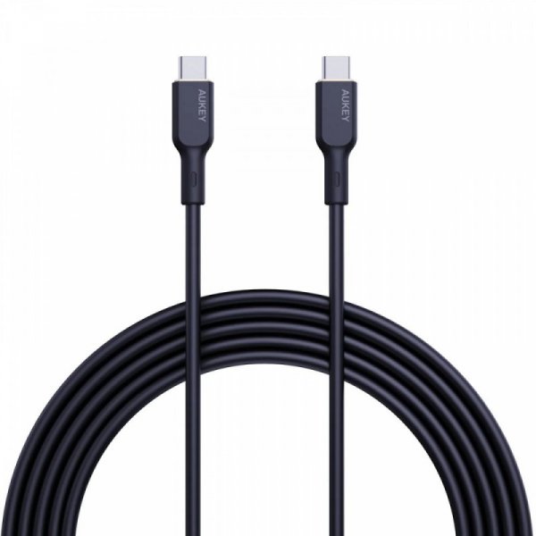AUKEY CB-SCC241 silikonowy kabel USB-C - USB-C | 1m | 5A | 240W PD
