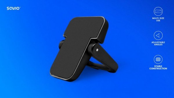 Savio Stopki do laptopa PB-04 czarne