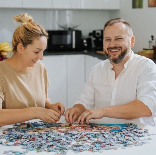 Trefl Puzzle 2x500 elementów Sielankowe życie