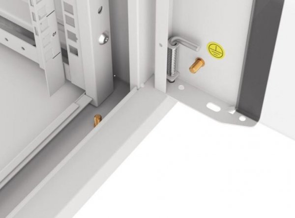 Lanberg Szafa instalacyjna rack wisząca 19 cali 4U 600 szara drzwi szkalne (złożona)