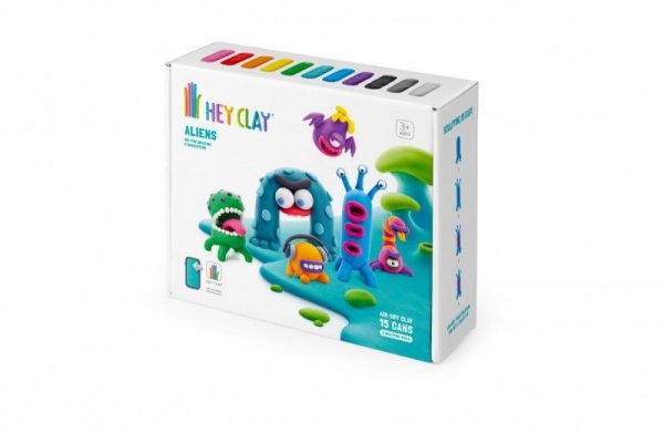 Tm Toys Masa plastyczna Hey Clay Zestaw Obcy