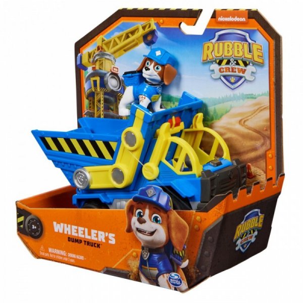 Spin Master Pojazd Psi Patrol Rubble i jego Ekipa Wheeler