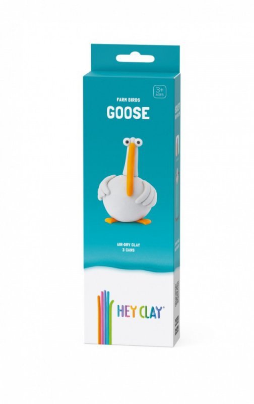 Tm Toys Masa plastyczna Hey Clay Ptaki z farmy Gęś