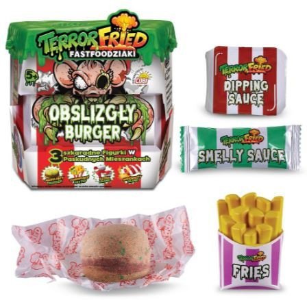 Cobi Zestaw figurek Terror Fried - Obślizgły burger