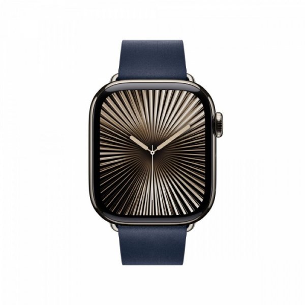 Apple Pasek w kolorze głębinowego błękitu z klamrą nowoczesną do koperty 42 mm - rozmiar M