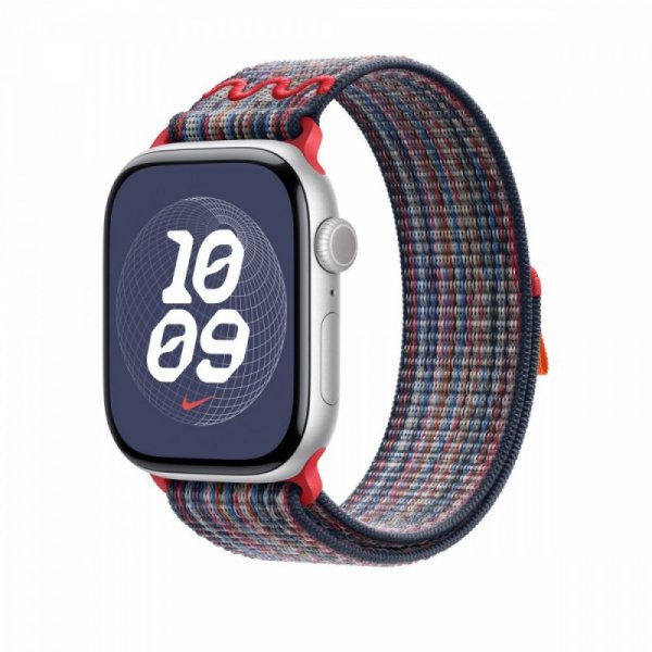 Apple Opaska sportowa Nike w kolorze niebieskim/czerwonym do koperty 46 mm