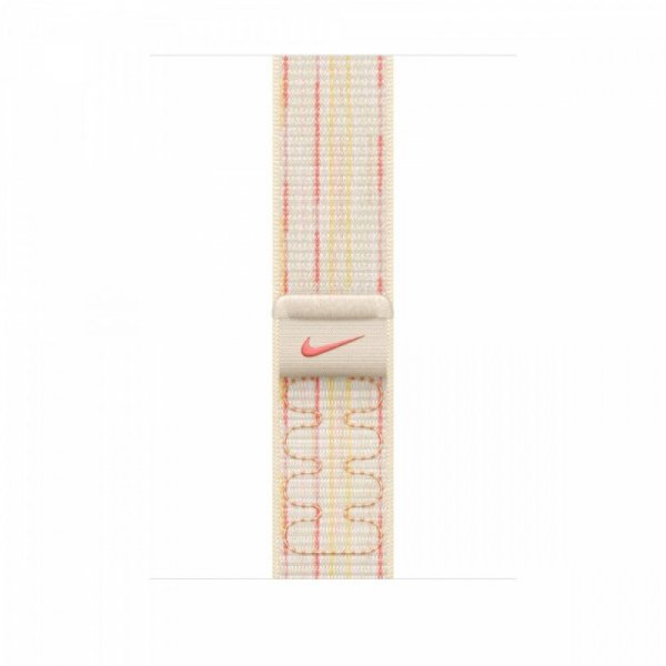 Apple Opaska sportowa Nike w kolorze księżycowej poświaty/różowym do koperty 46 mm
