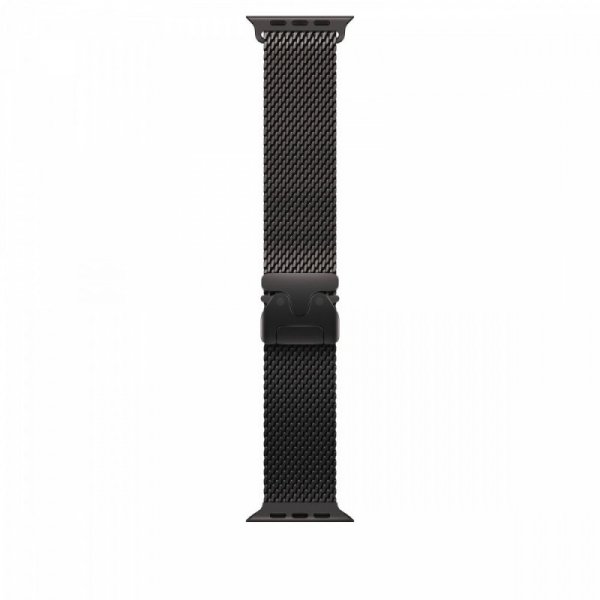 Apple Bransoleta mediolańska z tytanu w kolorze czarnym do koperty 49 mm - rozmiar M