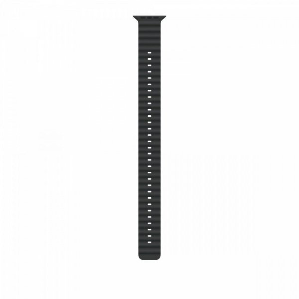 Apple Przedłużka do paska Ocean w kolorze czarnym do koperty 49 mm - elementy z tytanu w kolorze naturalnym