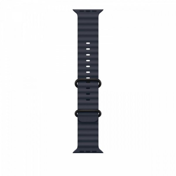 Apple Pasek Ocean w kolorze granatu do koperty 49 mm  elementy z tytanu w kolorze czarnym