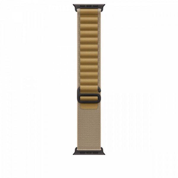Apple Opaska Alpine w kolorze beżu do koperty 49 mm - rozmiar M - elementy z tytanu w kolorze czarnym